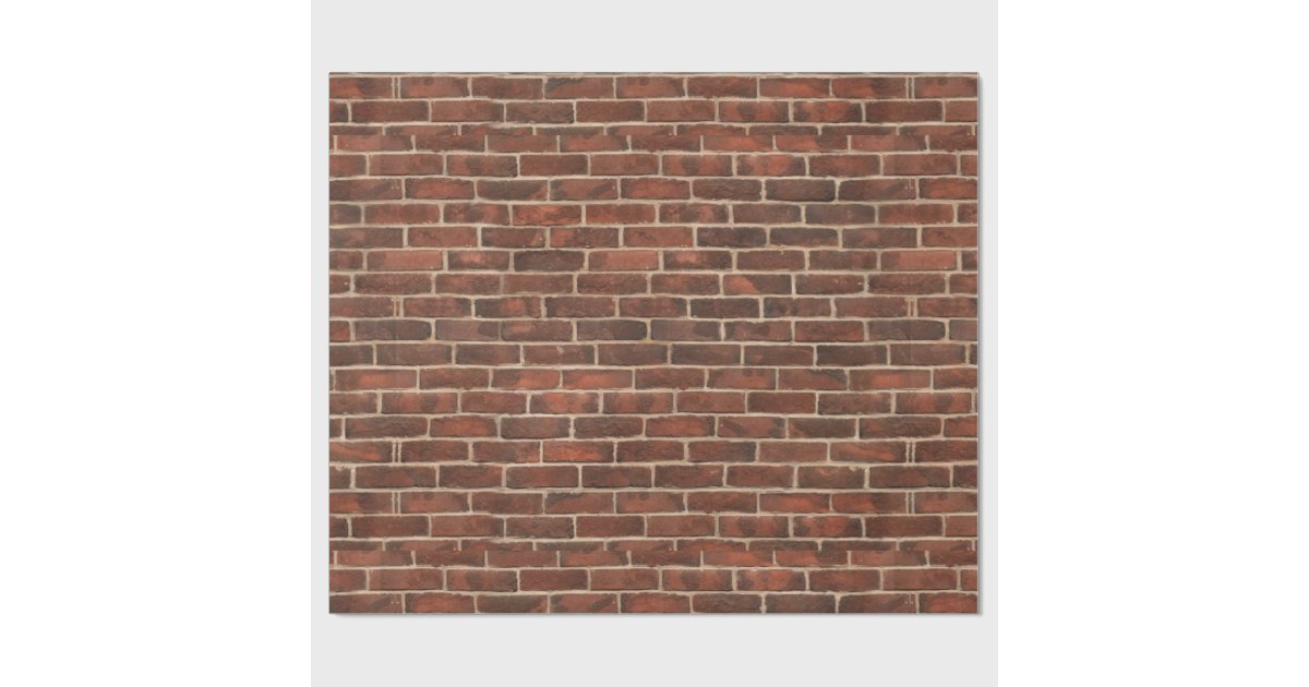 Bricks Pattern Wrapping Paper Zazzle