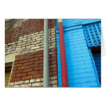 bricks pipes greeting card
