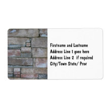 Brickwork for Mason or Brick Layer Personalized Shipping Labels