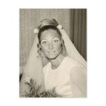Bridal 70's post card