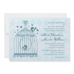 Bridal Bird Cage Wedding Invitation