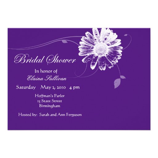 Bridal Bouquet Custom Announcement