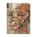 Bridal Bouquet Save the Date Postcard 2