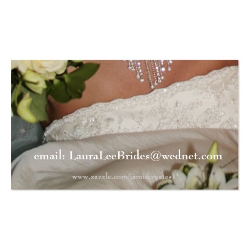 Bridal Business Card (back side)