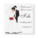 Bridal Couple magnets