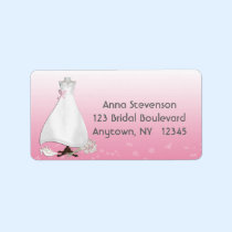 Bridal Gown Pink Label labels
