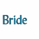 Bridal hoodie with blue green font embroidered shirts