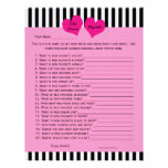 Bridal or Wedding Shower Game -- Bride Pick Color Letterhead Design
