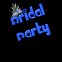 Bridal Party And Flower Bouquet T Shirt