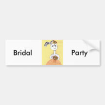 Bridal Party Bumper Sticker