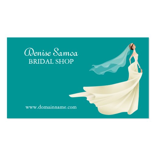 Bridal Shop Business Card Template Zazzle