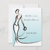 turquoise Bridal Shower Advice Cards