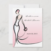 pink Bridal Shower Advice Cards
