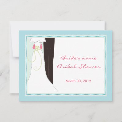 Bridal Shower Advice Cards Postcard