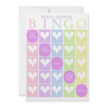 Bridal Shower Bingo Personalized Invite