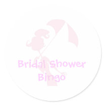 Bridal Shower Bingo Stickers by frugalbride Bridal Shower Bingo Stickers