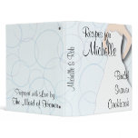 Bridal Shower Cookbook - Circles Binder