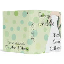 Bridal Shower Cookbook - Greens Binder