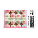 Bridal Shower Cupcakes Postage Stamp