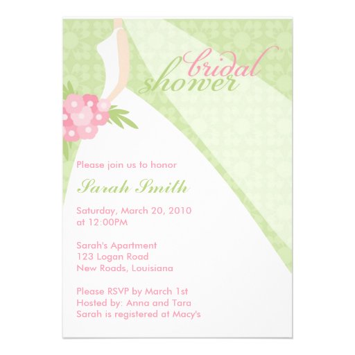 Bridal Shower Custom Invitation