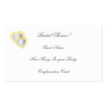 Bridal Shower!-Customize Business Card Template
