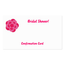 Bridal Shower!-Customize Business Card Template