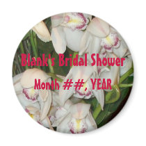 Bridal Shower favor - magnet; personalize