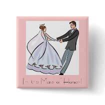 Bridal Shower Favor-Maid of Honor buttons