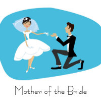 Bridal Shower Favor-Mother of the Bride button