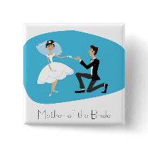 Bridal Shower Favor-Mother of the Bride Buttons