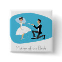 Bridal Shower Favor-Mother of the Bride buttons by Be_My_Valentine Bridal Shower Favor-Mother of the Bride buttons