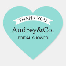 Bridal Shower Favor Stickers | Little Blue Box