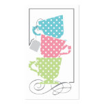 Bridal Shower Favor Tag - Tea business cards