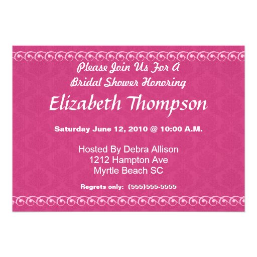 Bridal Shower /Girls Night Out Party  Invitation