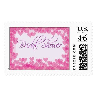Bridal Shower Heart Stamps stamp