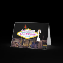 Bridal Shower In Fabulous Las Vegas Card cards