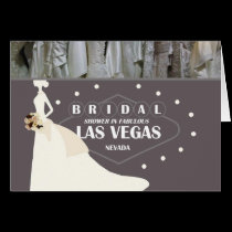 BRIDAL SHOWER IN FABULOUS LAS VEGAS Card