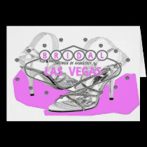Bridal Shower In Fabulous Las Vegas Card