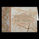 BRIDAL SHOWER In Fabulous Las Vegas Card cards