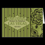 BRIDAL Shower In Fabulous Las Vegas Card cards