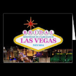 Bridal Shower In Fabulous Las Vegas Card cards
