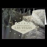 BRIDAL SHOWER IN FABULOUS LAS VEGAS Card cards