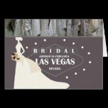 BRIDAL SHOWER IN FABULOUS LAS VEGAS Card cards