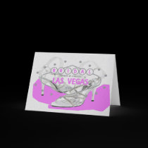 Bridal Shower In Fabulous Las Vegas Card, designed