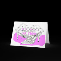 Bridal Shower In Fabulous Las Vegas Card, designed