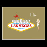 BRIDAL SHOWER IN FABULOUS LAS VEGAS Ellie Postcard postcards