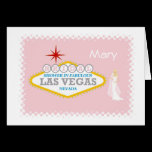 Bridal Shower In Fabulous Las Vegas Mary Card cards