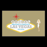 Bridal Shower In Fabulous Las Vegas Sticker stickers