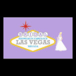 Bridal Shower In Fabulous Las Vegas Sticker stickers