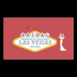 Bridal Shower In Fabulous Las Vegas Sticker stickers